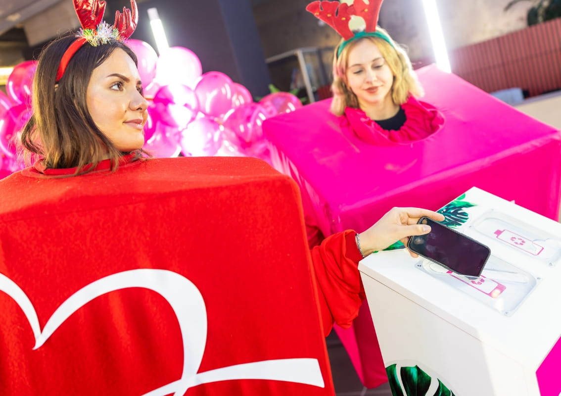 animacje na evencie z hostessami dla szlachetnej paczki